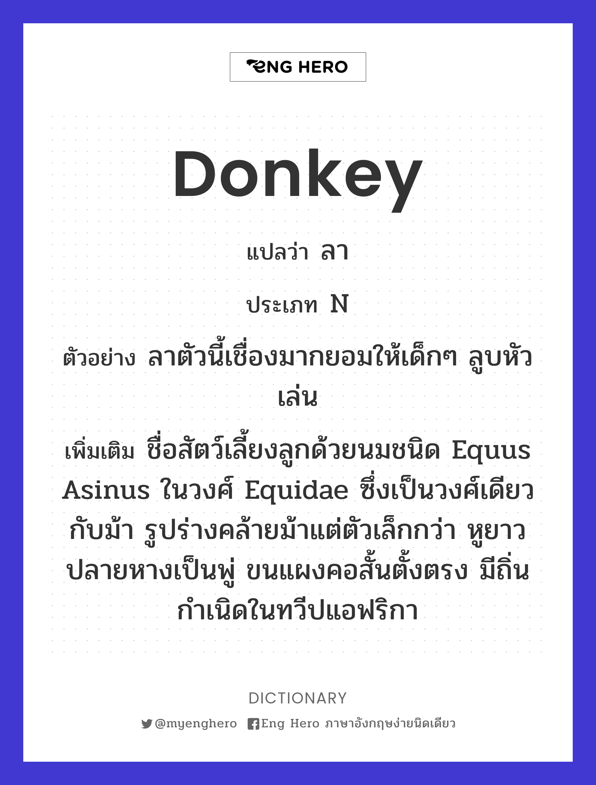 donkey