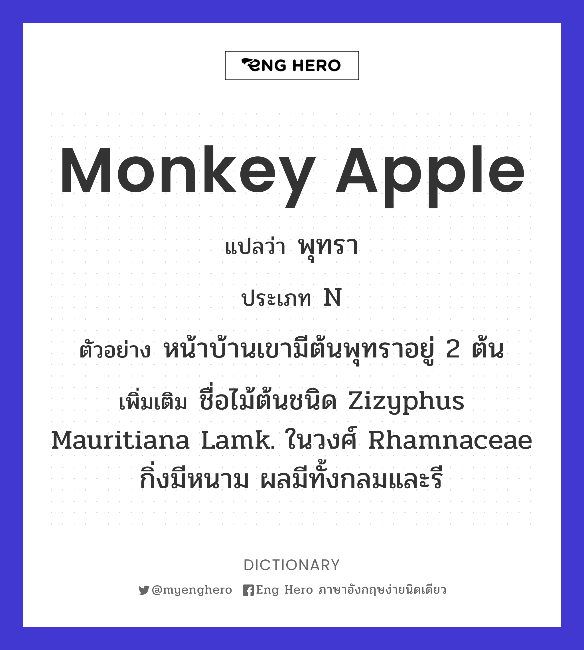 monkey apple